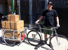 Bicycle Coffee delivery